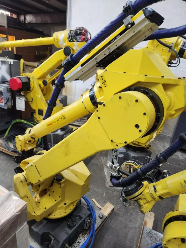 2 Fanuc M-710ic/45M Robot - R30ib generation Controllers inc teach pendant and cables - Image 3